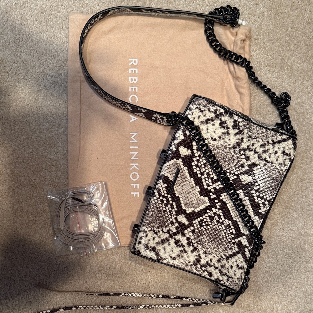 Rebecca Minkoff Snake Print Crossbody Bag